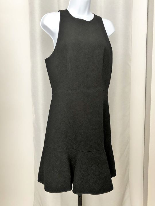 Theory NEW Size 10 Felicitina Black Fit and Flare Dress – FABULUX