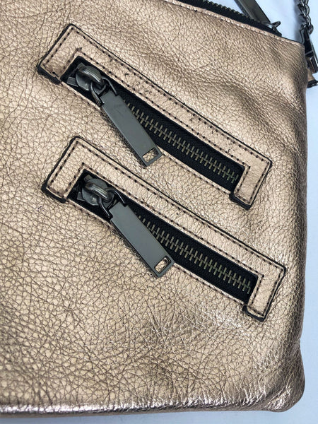 Rebecca Minkoff Rose Gold Metallic Cross Body