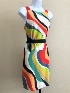 Beth Bowley Anthropologie Size 2 Silk Swirl Dress