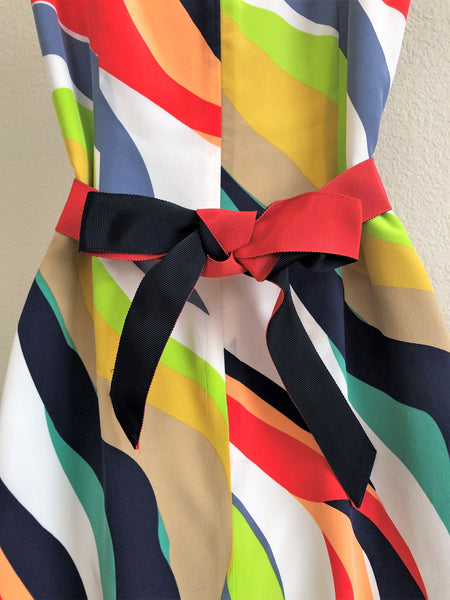 Beth Bowley Anthropologie Size 2 Silk Swirl Dress