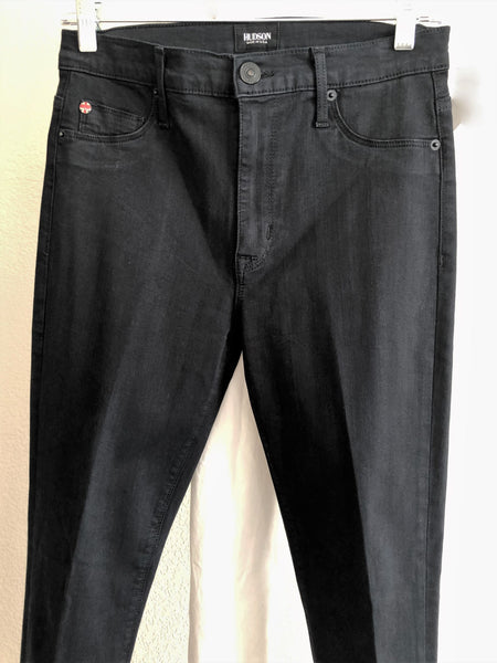 Hudson Size 6 Barbara Black Skinny Jeans - CLEARANCE