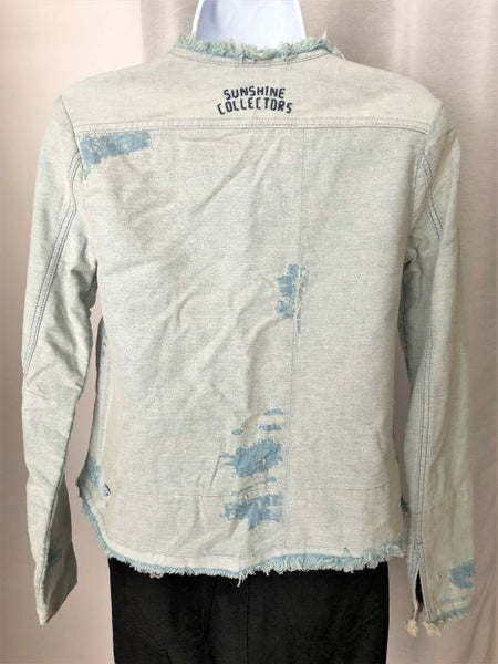 Maison Scotch SMALL Distressed Denim Jacket