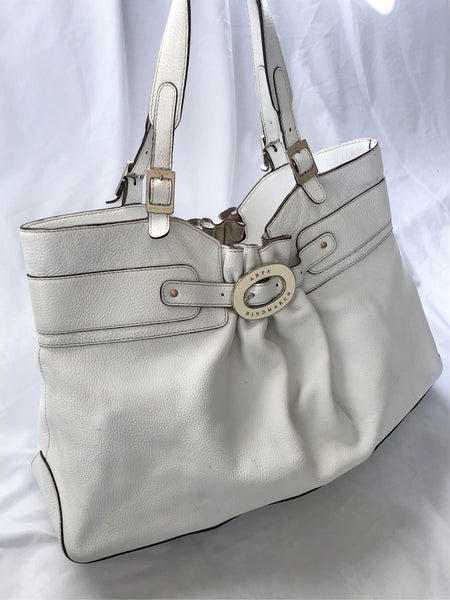 Anya Hindmarch White Leather Luxury Tote