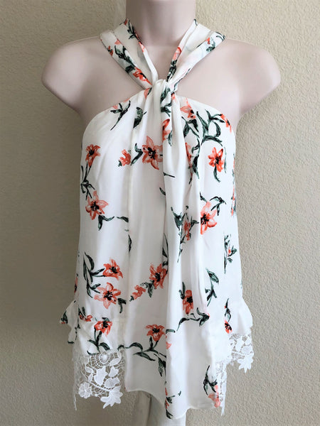 Joie SMALL Segalle Floral Halter Top - NEW