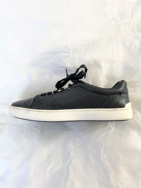 Rag & Bone Size 6 Kent Black Leather Sneakers