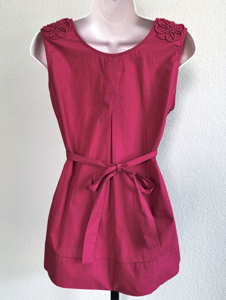 Yoana Baraschi Anthropologie NEW Size 2 Magenta Top