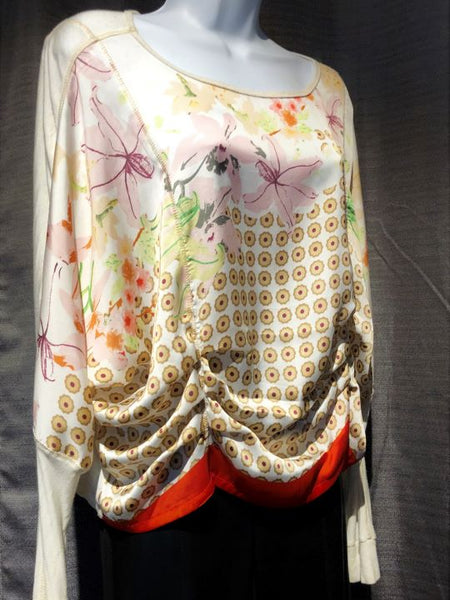 Tiny Anthropologie SMALL Silky Floral Top - CLEARANCE