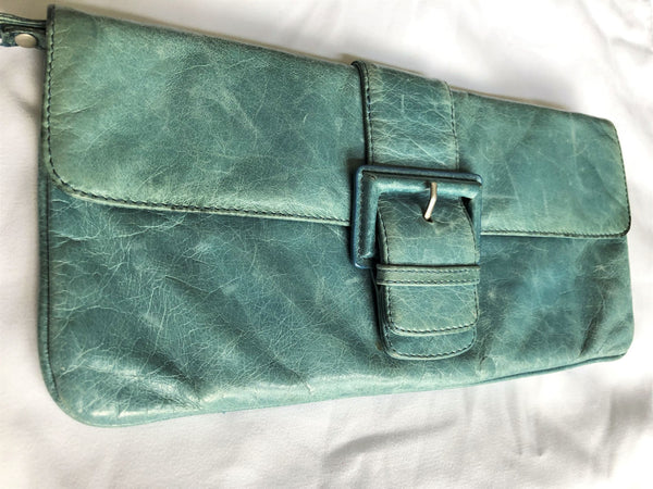 Hobo International Blue Audrey Clutch