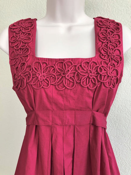 Yoana Baraschi Anthropologie NEW Size 2 Magenta Top