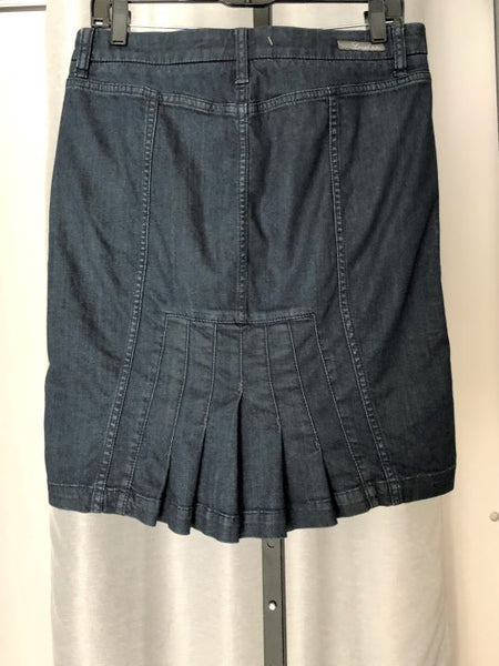 Level 99 Anthropologie Size 8 Blue Denim Skirt - CLEARANCE