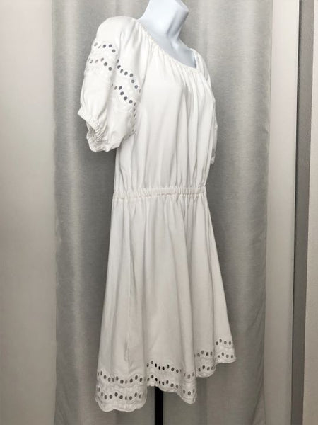 Kate Spade LARGE White Cotton Eyelet Dress