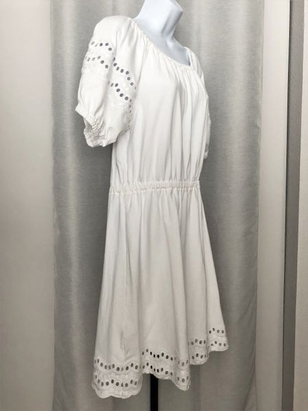 Kate Spade LARGE White Cotton Eyelet Dress - CLEARANCE