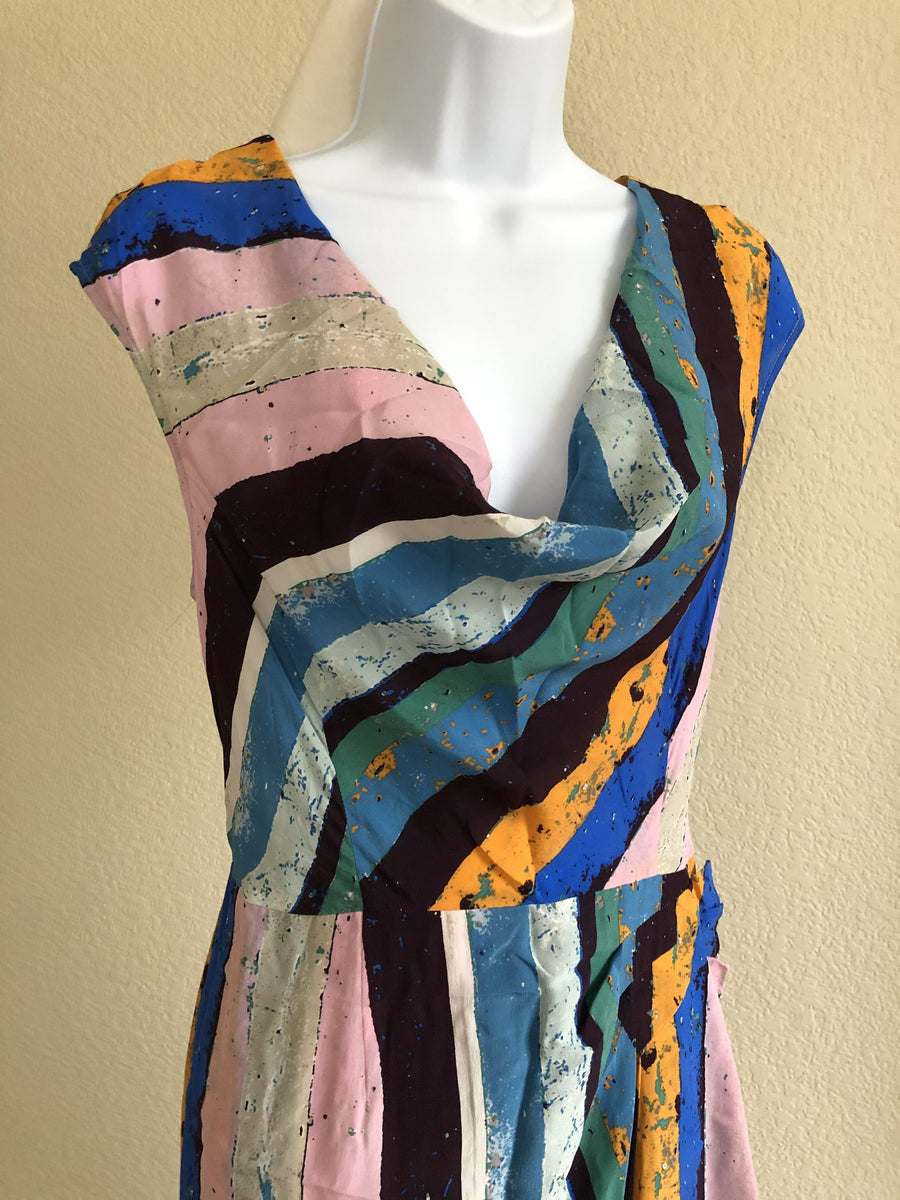 plenty by tracy reese silk dress Plenty Tracy Reese Womens Floral 100% Silk Dress Size 0 Black Sleeveless Flowy