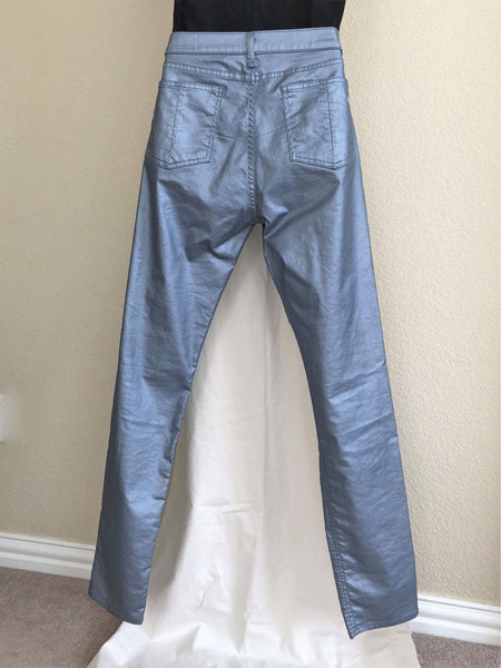 Rag & Bone Size 10 Metallic Blue Jeans