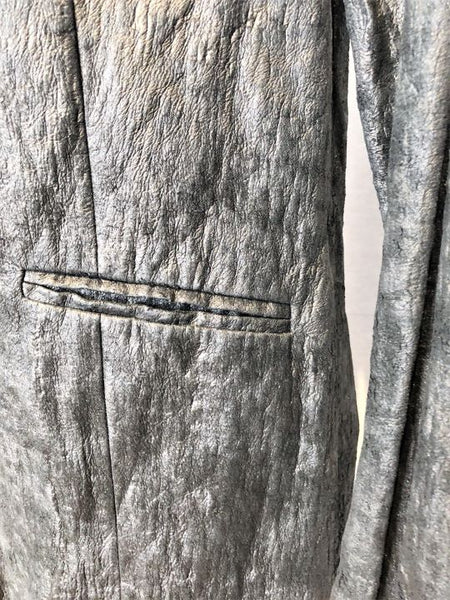 J Brand Size 2 Charcoal Metallic Blazer - CLEARANCE