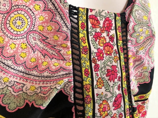 Plenty by Tracy Reese Size 12 Silk Floral Top