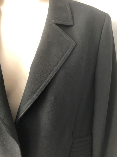 Valentino Size 10 Vintage Black Blazer