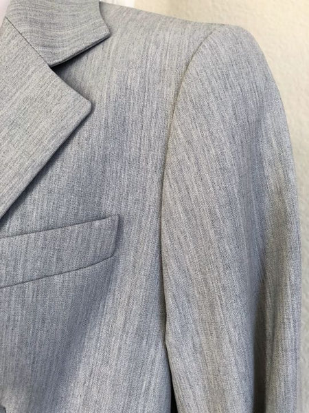 Theory Size 4 Rory Gray Wool Blazer