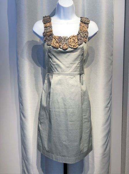 Yoana Baraschi Anthropologie Size 0 In the Wings Gray Dress