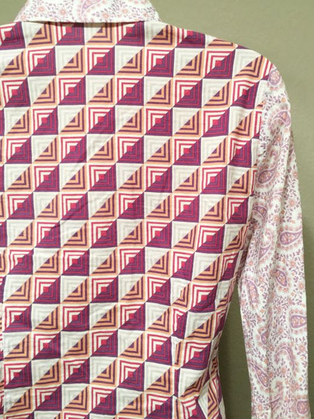 American Retro SMALL Mod Mixed Prints Shirt - CLEARANCE