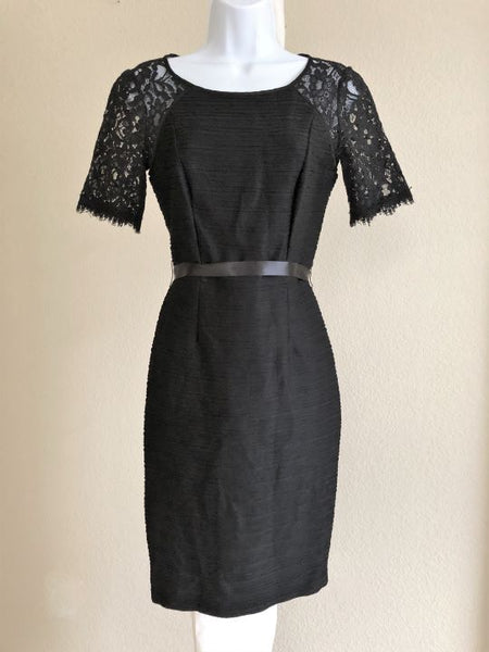 Maeve Anthropologie SMALL Seraphima Black Dress