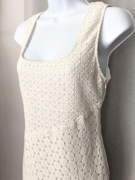 Yoana Baraschi Size 6 White Lace Dress - CLEARANCE