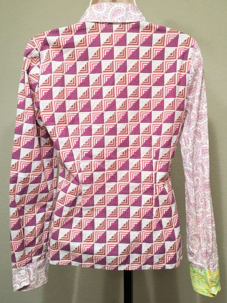 American Retro SMALL Mod Mixed Prints Shirt - CLEARANCE