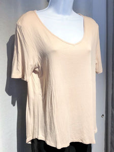 Reiss LARGE Blush Short Sleeve Top