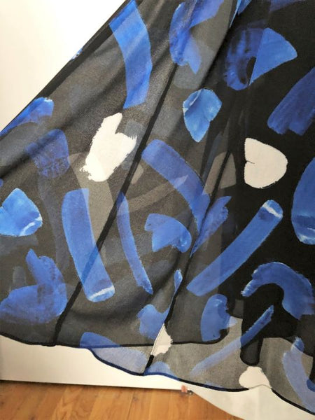 GREY Jason Wu Size 10 Brush Stroke Dress - CLEARANCE