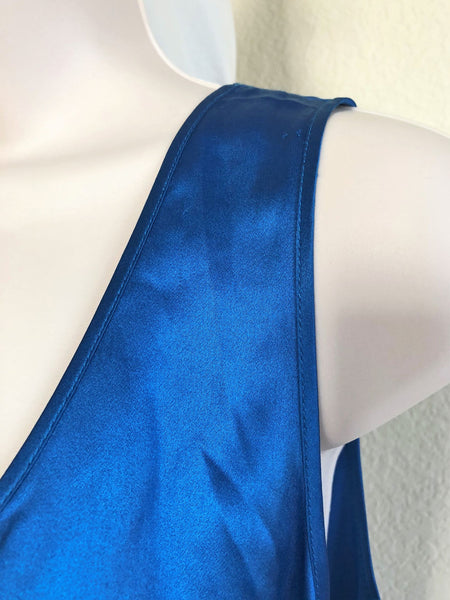 ESCADA MEDIUM - NEW - Blue Silk Tank Top