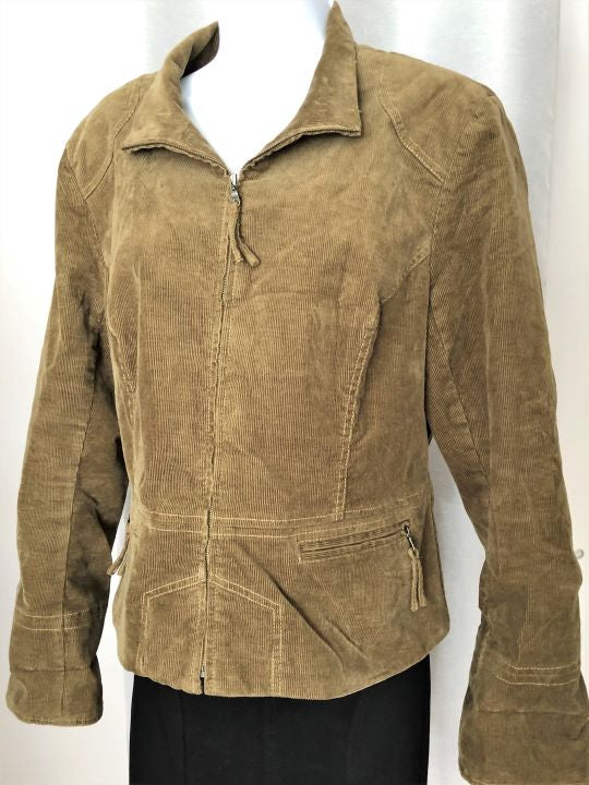 Sundance LARGE Verve Brown Corduroy Jacket