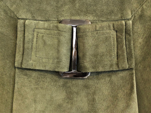 Saguaro Size XS Green Suede Jacket - CLEARANCE