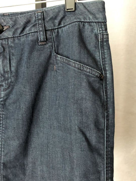 Level 99 Anthropologie Size 8 Blue Denim Skirt - CLEARANCE