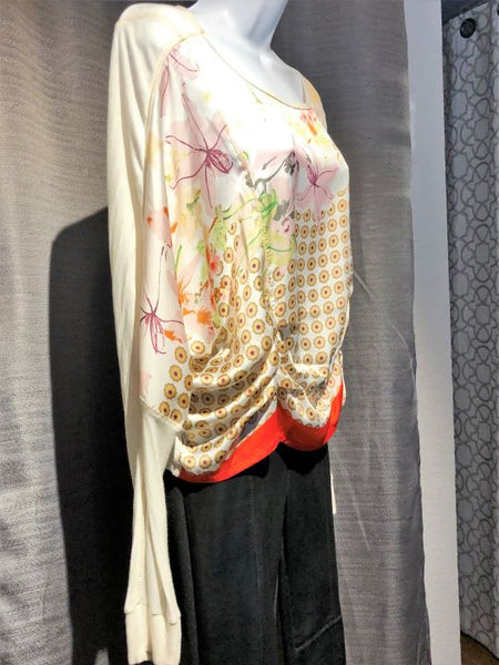 Tiny Anthropologie SMALL Silky Floral Top - CLEARANCE