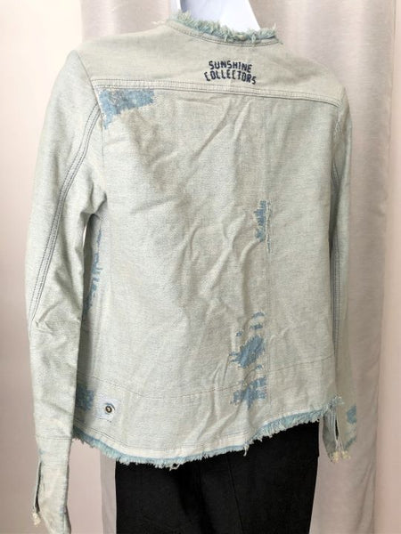 Maison Scotch SMALL Distressed Denim Jacket