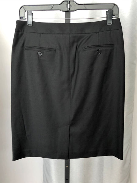 Theory NEW Size 2 Black Wool Pencil Skirt
