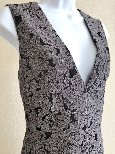 Alice + Olivia NEW Size 8 Baylee Gray Lace Dress