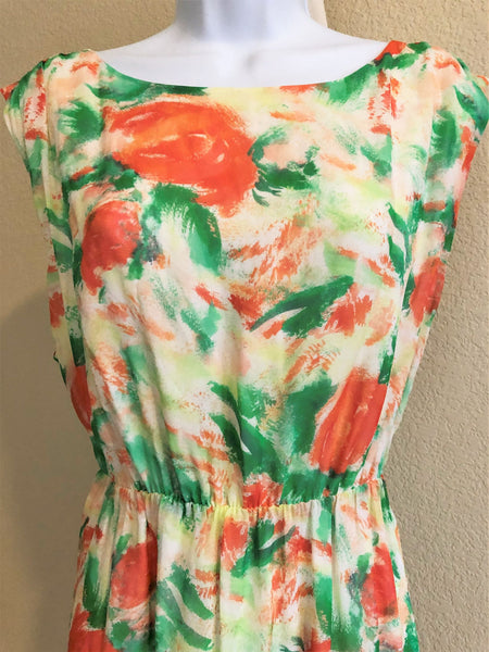 Alice + Olivia NEW Size Large Matilda Floral Silk Dress