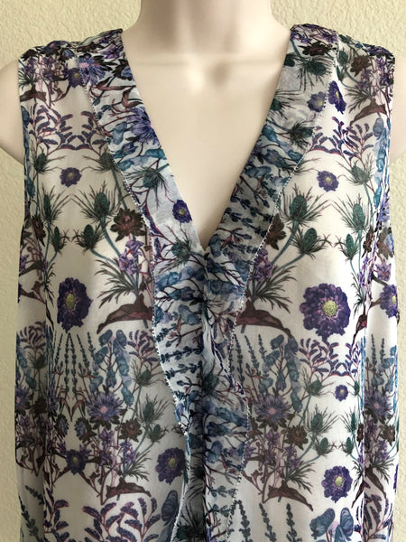 McGinn Medium Sleeveless Floral Blouse