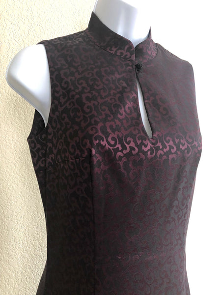 bebe Size SX Petite Burgundy Asian Maxi Dress - CLEARANCE