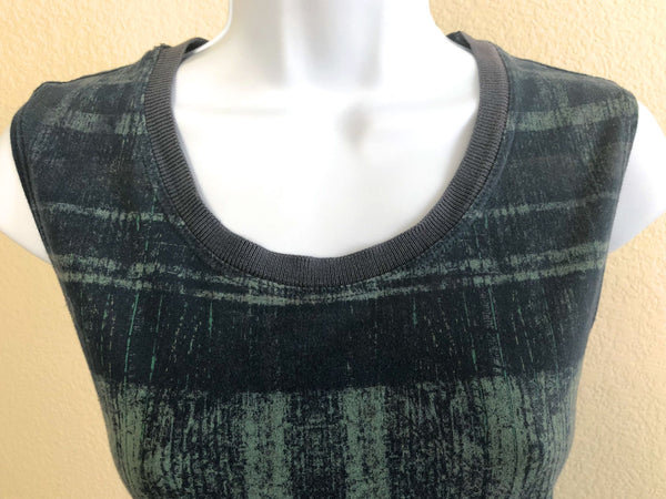 Theyskens' Theory Size XS Plaid Sleeveless Dress - CLEARANCE