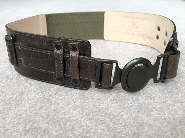 Streets Ahead XS Brown and Army Green Belt