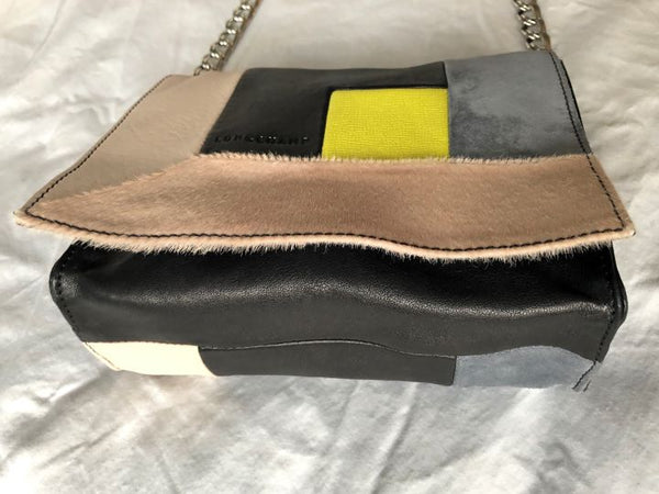 Longchamp Colorblock Art Walk Cross Body - RARE!