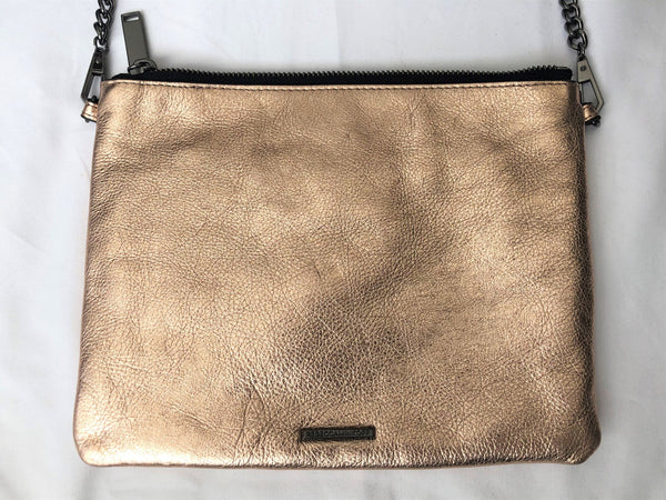 Rebecca Minkoff Rose Gold Metallic Cross Body