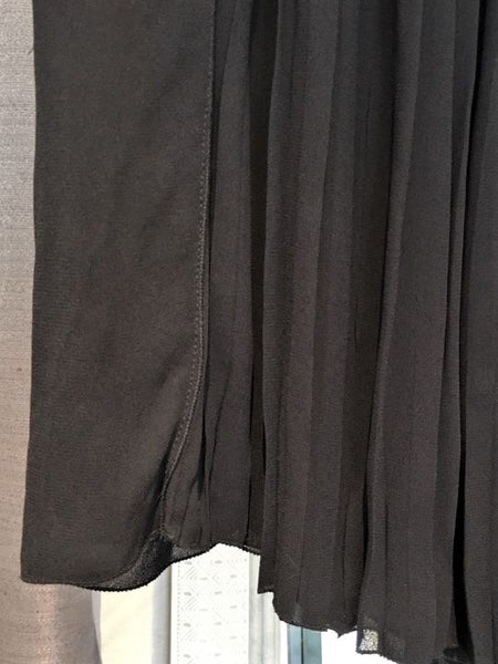 PRADA Authentic Size XS Black Chiffon Beaded Skirt