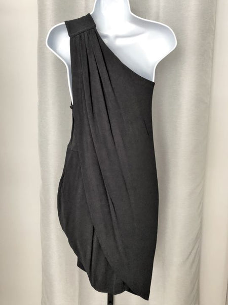 Marc by Marc Jacobs LARGE Alexa Navy One-Shoulder Dress