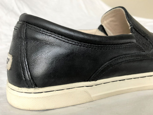 UGG Size 11 Kitlyn Black Leather Sneakers