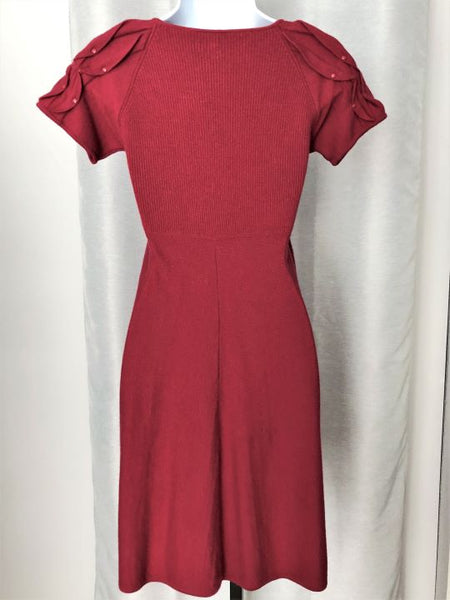 Catherine Malandrino XS Petite Red Knit Dress