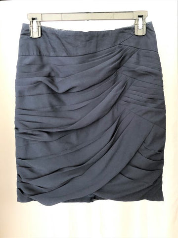Anthropologie Size 2 Navy Layers Mini Skirt