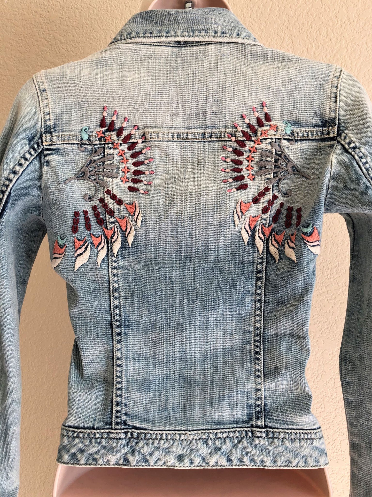 Odd Molly Size XS Embroidered Dream Trip Jean Jacket